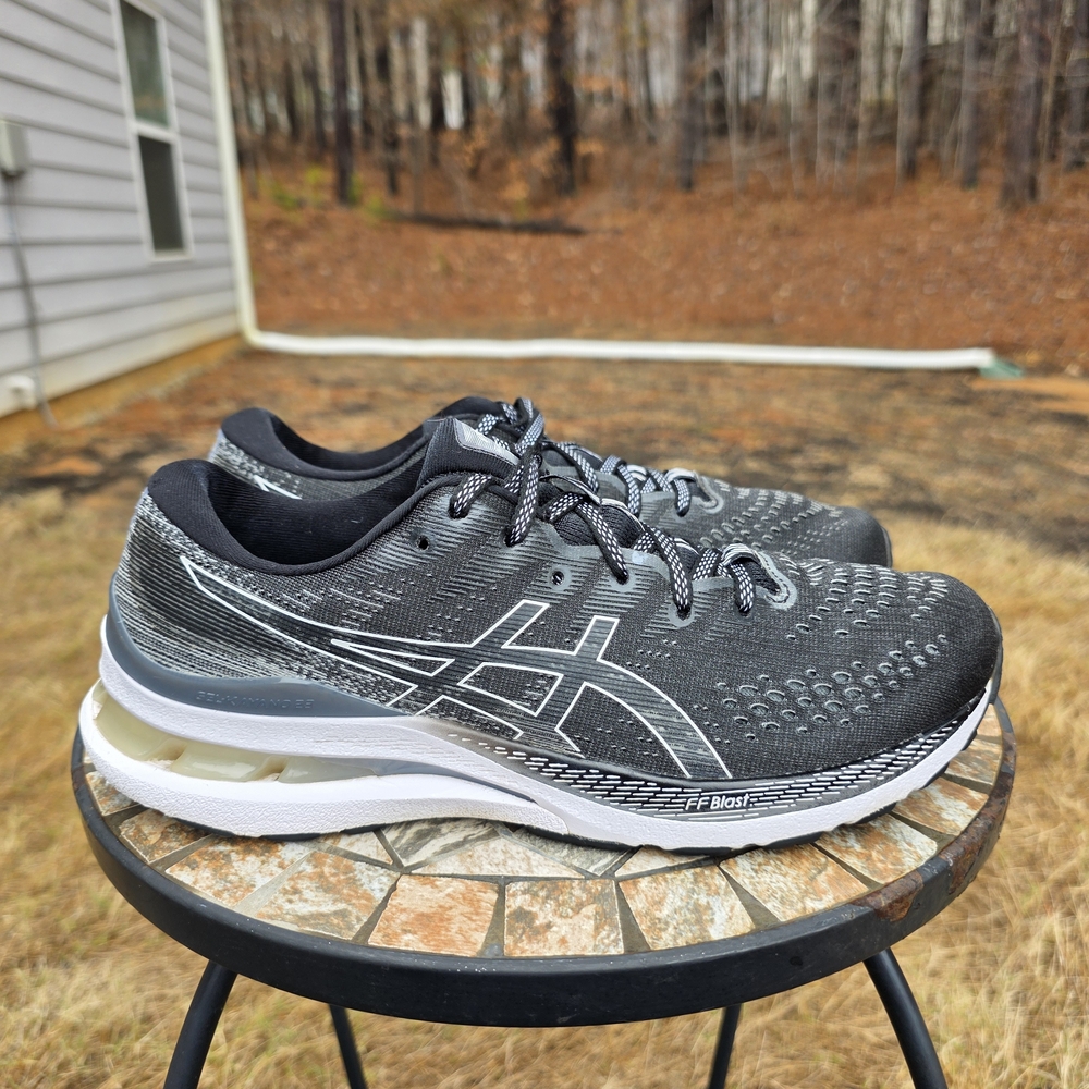 Asics Gel Kayano 28 1012B048 Black Running Shoes Sneakers Women Size 10 Narrow